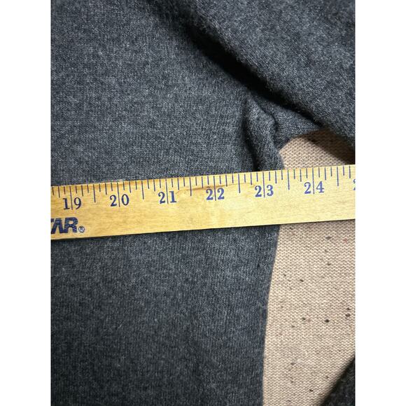 Men’s XL Gray Merona Wool Blend Sweater Snap Mock Neck Banana Republic - Picture 4 of 8
